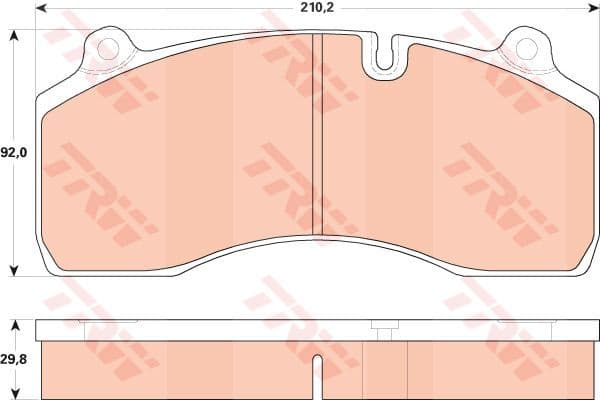 Brake Pad Set, disc brake GDB5100
