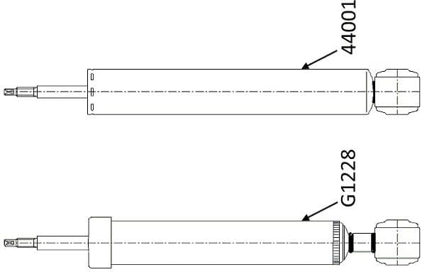 Shock Absorber MONROE ORIGINAL (Gas Technology) G1228 - image 2