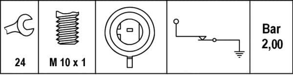 Oil Pressure Switch 6ZL 003 259-211 - image 2