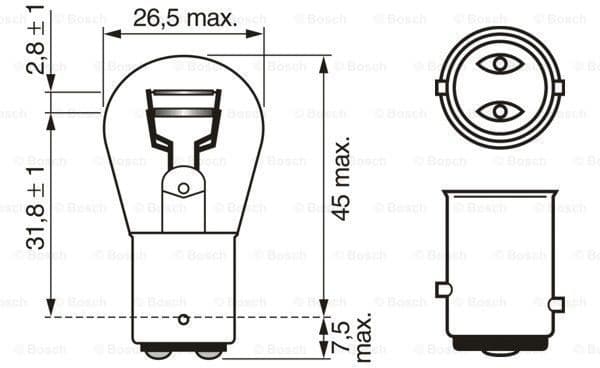 Bulb, direction indicator Longlife Daytime WS 1 987 302 282 - image 5