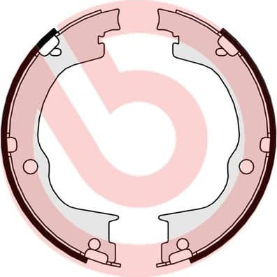 Brake shoes handbrake, Top Quality S10515