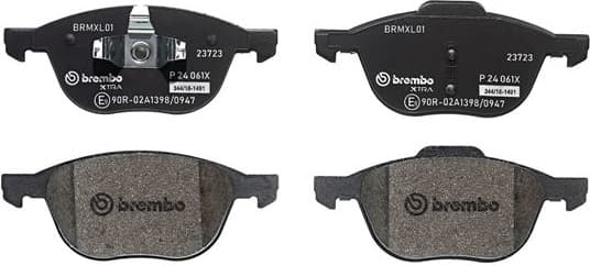Brake Pad Set, disc brake XTRA LINE P24061X - image 2