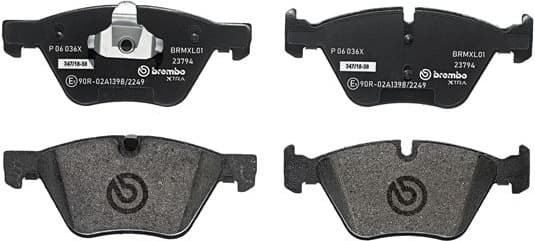 Brake Pad Set, disc brake XTRA LINE P06036X - image 2