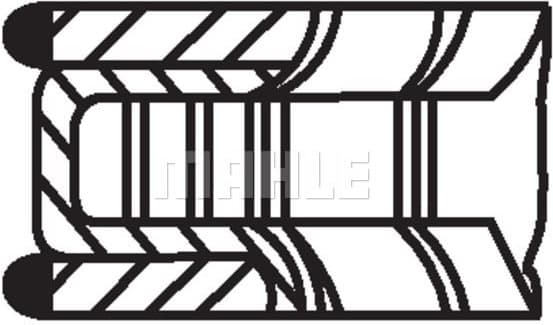 Piston Ring Set 081 RS 00101 0N0 - image 3