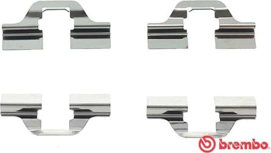 Accessory Kit, disc brake pad PRIME LINE A02205