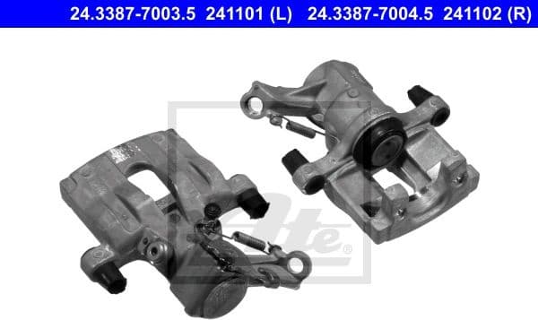 Brake Caliper 24.3387-7004.5