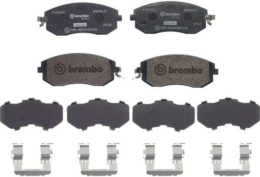 Brake Pad Set, disc brake XTRA LINE P78021X - image 2
