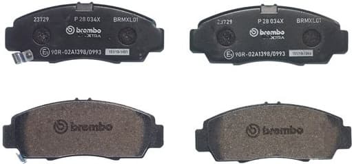 Brake Pad Set, disc brake XTRA LINE P28034X - image 2