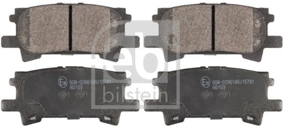 Brake Pad Set, disc brake 116334