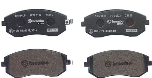 Brake Pad Set, disc brake XTRA LINE P78013X - image 2