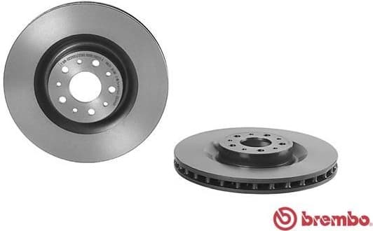 Brake Disc PRIME LINE - UV Coated 09.A444.41 - image 2