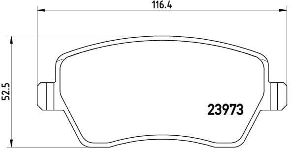 Brake Pad Set, disc brake XTRA LINE P68033X