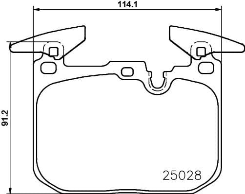 Brake Pad Set, disc brake PRIME LINE P06096
