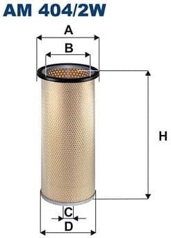 Secondary Air Filter AM404/2W