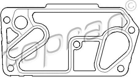 Gasket, oil filter housing 111 912