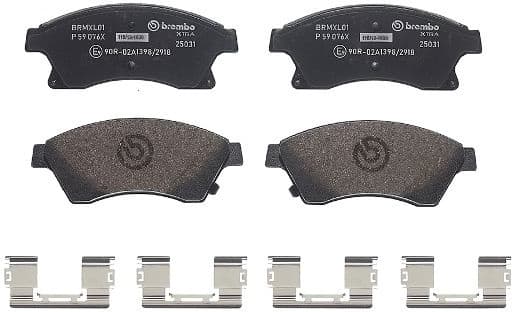 Brake Pad Set, disc brake XTRA LINE P59076X - image 2