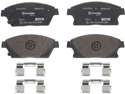 Brake Pad Set, disc brake XTRA LINE P59077X - image 2