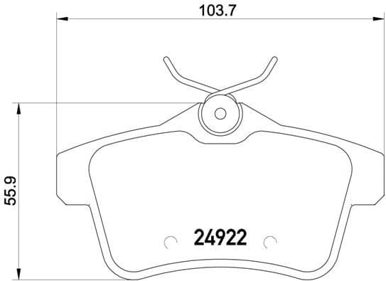 Brake Pad Set, disc brake XTRA LINE P61114X
