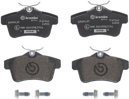 Brake Pad Set, disc brake XTRA LINE P61114X - image 2