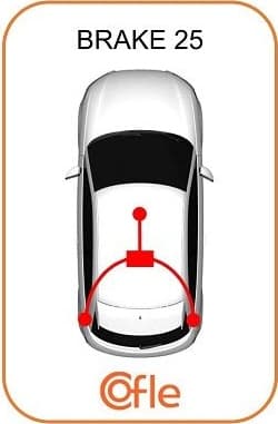 Cable Pull, parking brake 115843 - image 2