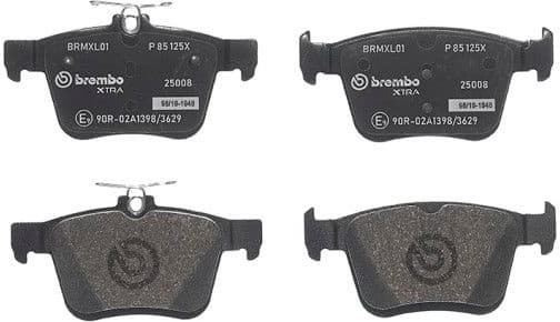 Brake Pad Set, disc brake XTRA LINE P85125X - image 2