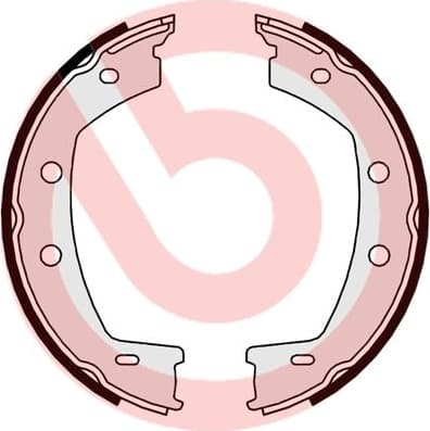 Brake Shoe Set, parking brake ESSENTIAL LINE S44508