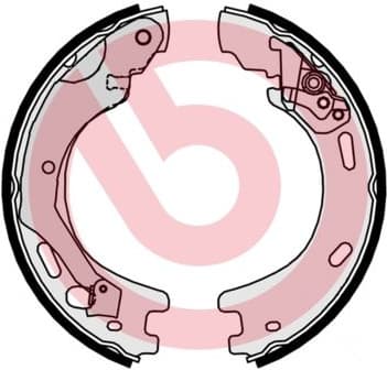 Brake Shoe Set, parking brake ESSENTIAL LINE S44509