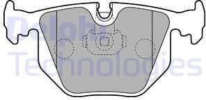 Brake Pad Set, disc brake LP1803