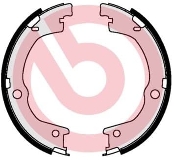 Brake shoes handbrake, Top Quality S30533