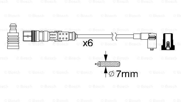 Ignition Cable Kit 0986356347