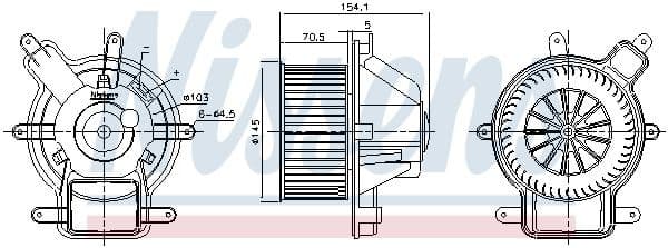 Interior Blower 87464