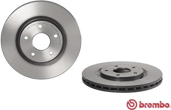 Brake disc, 1pcs FRONT, Top Quality 09.N248.11 - image 3