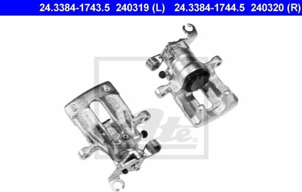 Brake Caliper 24.3384-1744.5