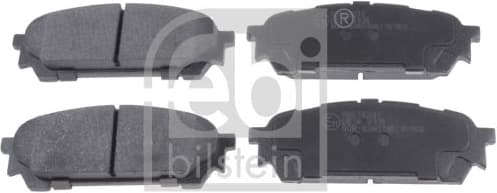 Brake Pad Set, disc brake 170666