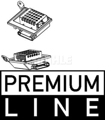 Resistor, interior blower BEHR *** PREMIUM LINE *** ABR 86 000P