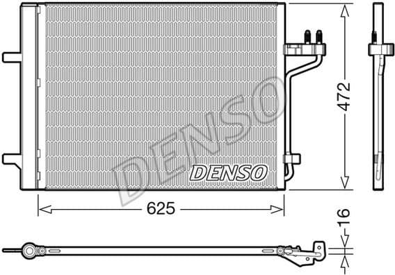 Condenser, air conditioning DCN10047