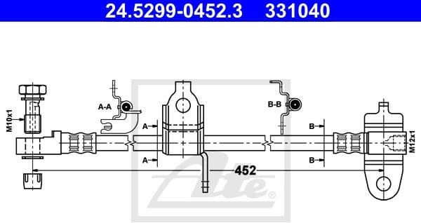 Brake Hose 24.5299-0452.3