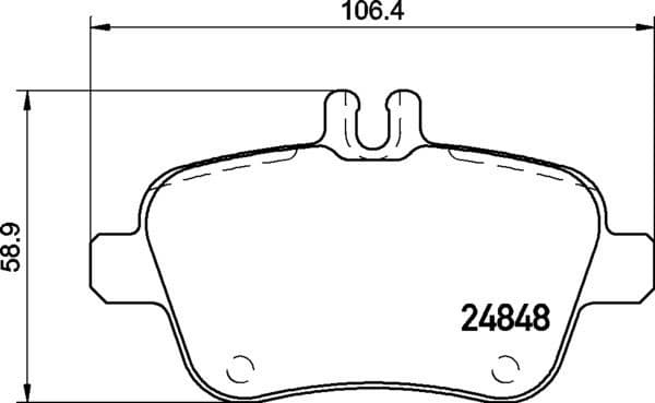 Brake Pad Set, disc brake PRIME LINE P50140