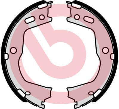 Brake Shoe Set, parking brake ESSENTIAL LINE S30541