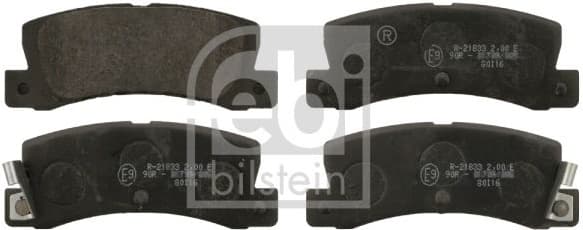 Brake Pad Set, disc brake 16580