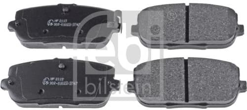 Brake Pad Set, disc brake 116386