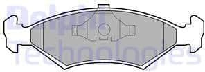 Brake Pad Set, disc brake LP204