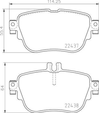 Brake Pad Set, disc brake PRIME LINE P50136