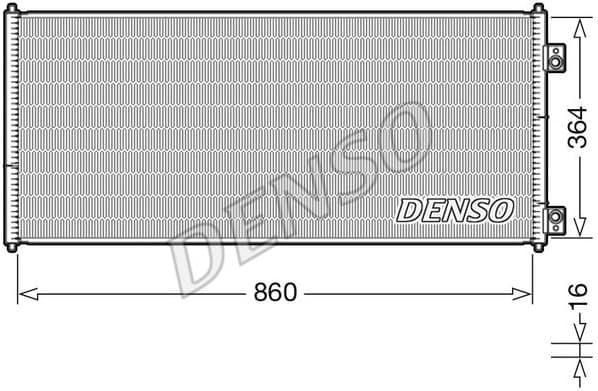 Condenser, air conditioning DCN10032