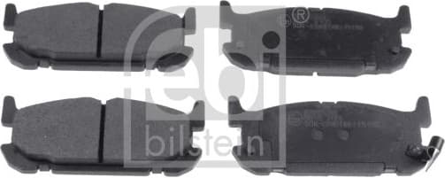 Brake Pad Set, disc brake 116396