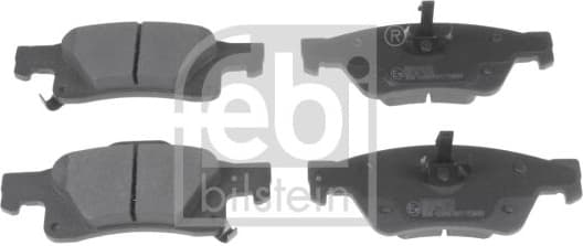 Brake Pad Set, disc brake 116311