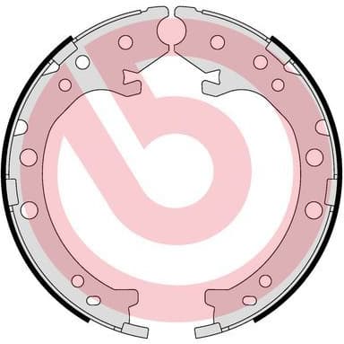 Brake shoes handbrake, Top Quality S28519