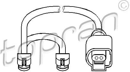 Warning Contact, brake pad wear 113 549