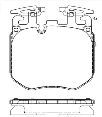Brake Pad Set, disc brake PRIME LINE P06106