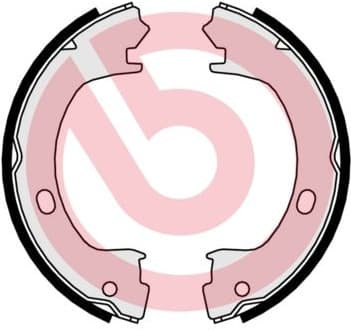 Brake Shoe Set, parking brake ESSENTIAL LINE S11510